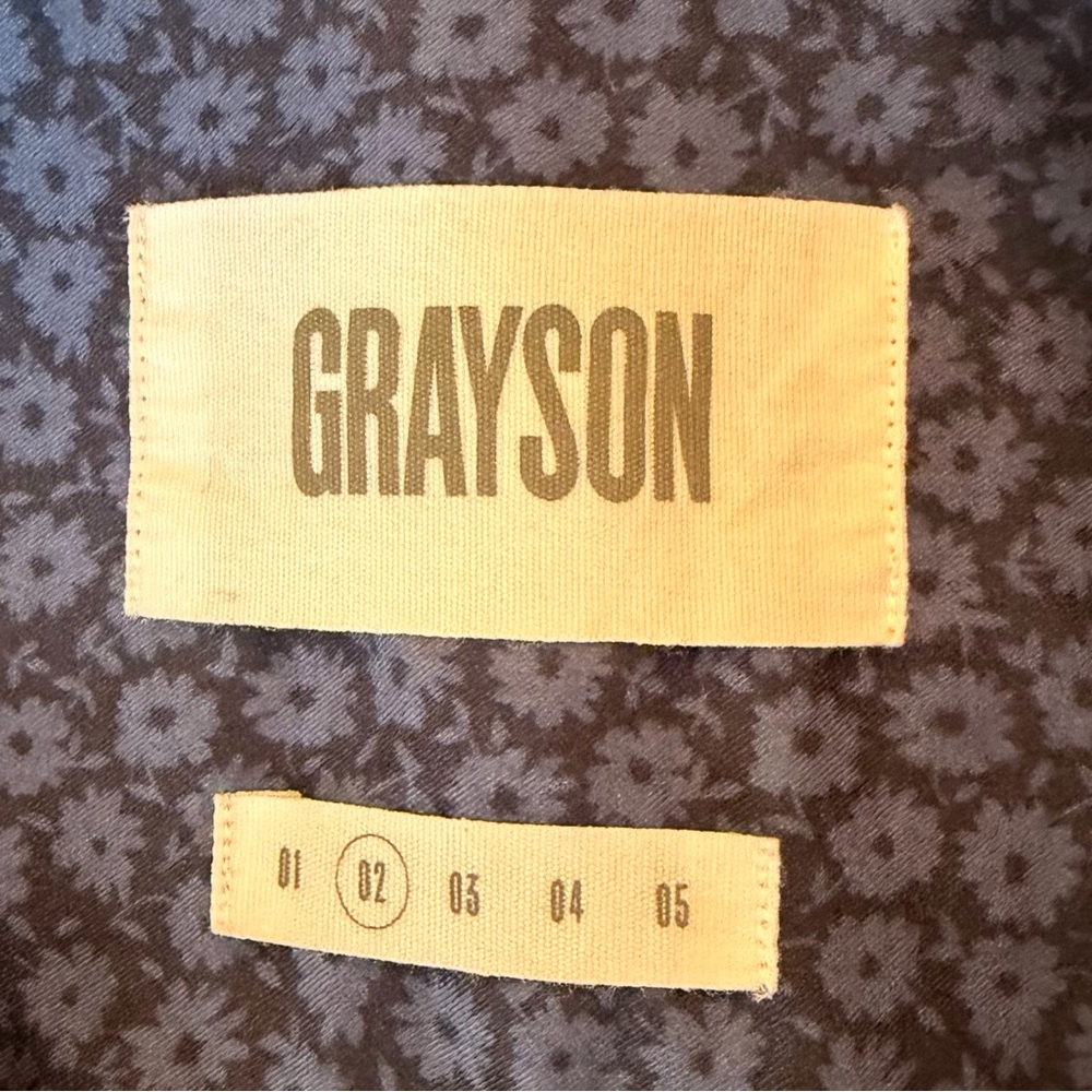 Grayson "Hero" Blue Floral Patterned Button-Up Shirt O2 - Picture 10 of 13